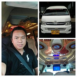 บริการรถใหม่สะอาด เพลงเพราะ เครื่องเสียงและคาราโอเกะครบครัน